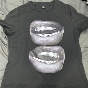 SHEIN Black Casual Tee